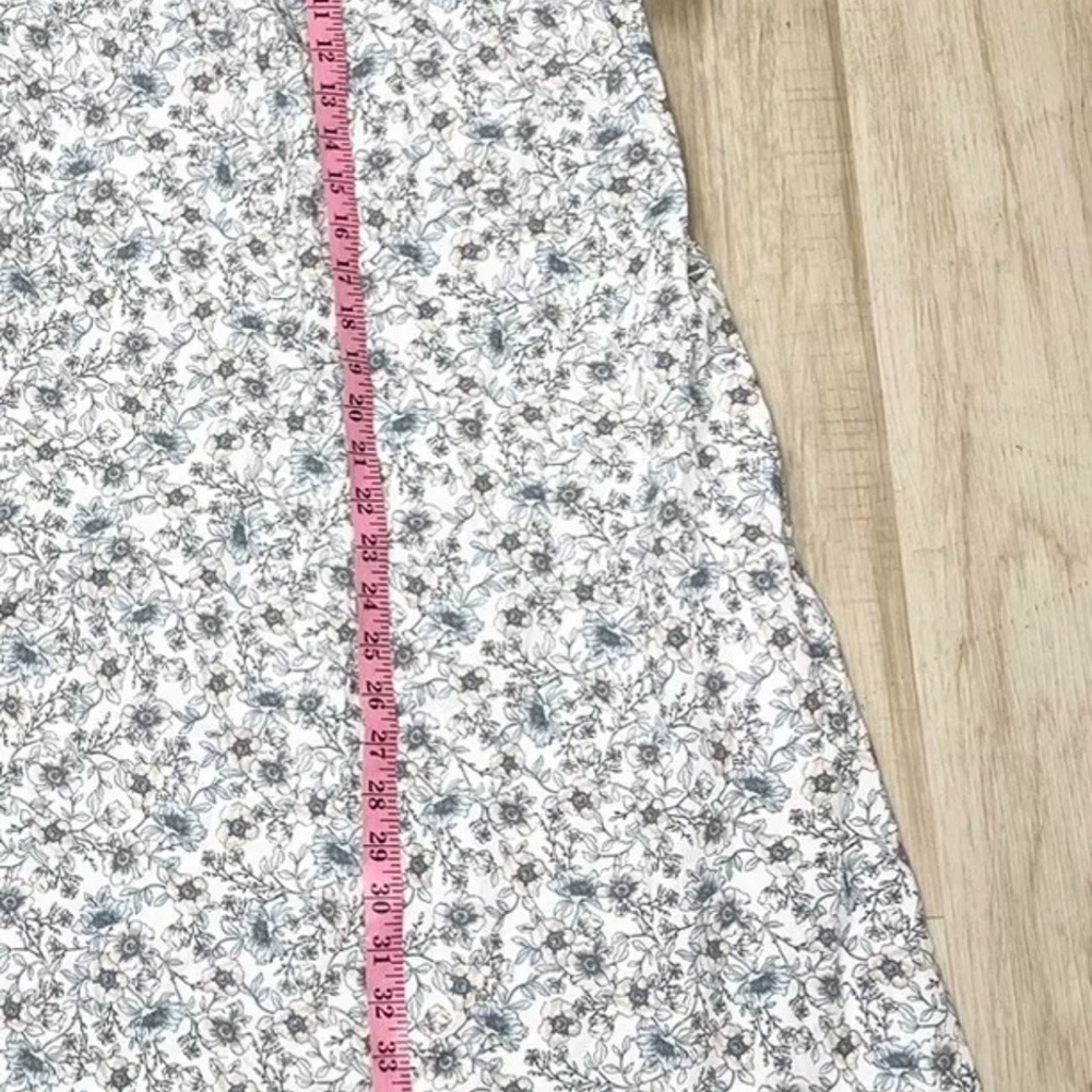 J. Crew Cotton Poplin Shift Dress Floral Vines. Size: 3X - Picture 6 of 7